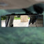 8sanlione 12 Inch Panoramic Car Rearview Mirror, Blue