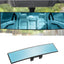8sanlione 12 Inch Panoramic Car Rearview Mirror, Blue