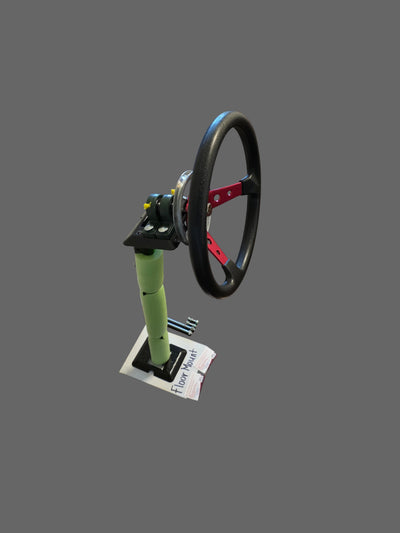 Right, hand drive universal floor mount steering wheel with pulley