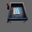 Post office vehicle mail tray sized 2' x 2.5'