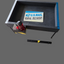Post office vehicle mail tray sized 2' x 2.5'