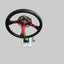 Right, hand drive universal floor mount steering wheel with pulley